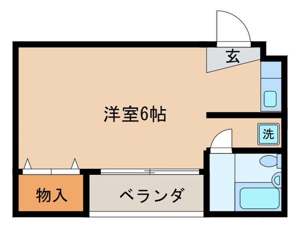 椥辻ＨＳビルの物件間取画像